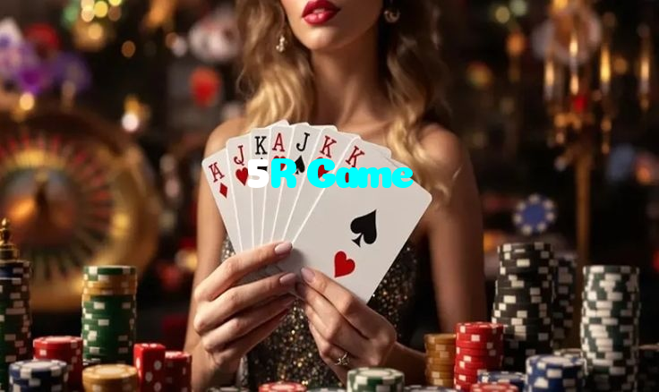 5R Game casino presented on mobile device in Pakistan with slots and live games