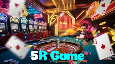 5R Game casino presented on mobile device in Pakistan with slots and live games